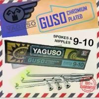 ราคา ซีลวด ซี่รถมอเตอร์ไซค์ ซี่ลวดล้อรถจักรยานยนต์ YAGUSO GUSO PREMIUM 100% SPOKES&NIPPLES HIGH CARBON STEEL ชุบโครเมี่ยม (1731972271502231494)