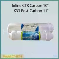 ราคา ชุดไส้กรองน้ำ 2 ชิ้น Inline CTR Carbon(เสียบ), K33 Carbon(หมุน) แนะนำ (1732644304085288326)