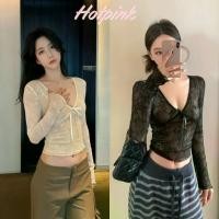 ราคา Hotpinkเสื้อเบลาส์ ลูกไม้ คอวี สำหรับผู้หญิง+สายเอี๊ยม ลูกไม้สีขาวโปร่งแสง สีเนื้อเสื้อกระชับสัดส่วน always wonder shirt (1732518911556683111)