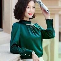 ราคา เสื้อเบลาส์ POLUY สำหรับผู้หญิง มาใหม่ ทรงหลวม ไซส์ใหญ่ แขนยาว เสื้อชีฟอง แฟชั่นสตรี เสื้อชั้นฐาน (1730120078279739481)