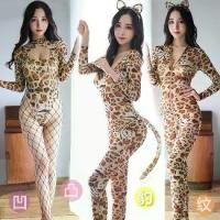 ราคา ชุดจั๊มสูท สไตล์บิกินี่ ดีไซน์เปิดเป้า เซ็กซี่และแน่น พิมพ์ลายเสือดาว ชุดสาวแมว เครื่องแบบสาวเสือดาว เซ็ตเร้าใจ (1731460845852526839)