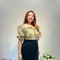 ราคา JL49 ชุดออกงานสาวอวบ เสื้อผ้าสาวอวบ ชุดจั๊มสูท Women (1730909030062066371)