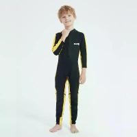 ราคา ชุดดำน้ำกันความร้อน สำหรับเด็ก ชิ้นเดียว สไตล์บรูซ ลี 1.5 มม. ว่ายน้ำกันแดด ชุดว่ายน้ำ สีเหลือง (1732226740964394749)