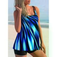 ราคา ชุดว่ายน้ำสำหรับผู้หญิง เสื้อว่ายน้ำและกางเกงขาสั้น พิมพ์ลายเรขาคณิต/สายรุ้ง/ผีเสื้อ ชุดว่ายน้ำ กางเกงขาสั้น สูท (1730029341547071671)