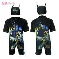 ราคา DC ชุดว่ายน้ำเก็บอุณหภูมิ ชุดว่ายน้ำกันหนาว ชุดว่ายน้ำ เด็กชาย ผ้านีโอพรีน Neoprene แบทแมน BATMAN จาก NADreams สีดำ (1730208411541343038)