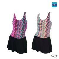 ราคา ชุดว่ายน้ำวันพีชผู้หญิงแบบกระโปรง ซับในกางเกงขาสั้น| ชุดว่ายน้ำ SBS| ซ-16217. (1731840652552996077)