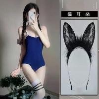 ราคา ชุดว่ายน้ำ สายคล้องจุกนม ดีไซน์ความปรารถนาล่อใจ เปิดเป้า หางม้าชิ้นเดียว เหมาะสำหรับนักเรียน มีถุงเท้า สีฟ้า (1732439910809502807)