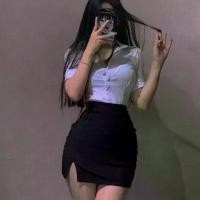 ราคา เสื้อเชิ้ตสีขาว คอวี ทรงสลิมฟิต กระโปรงบอดี้คอน สูทมืออาชีพ เหมาะสำหรับ KTV บาร์ หน้าโต๊ะ แช่เท้า ชุดทำงาน เครื่องแบบ OL สำหรับผู้หญิง เหมาะสำหรับฤดูร้อน คอลเลคชั่นผู้คน 3666 (1731402003884180509)