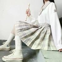 ราคา JK เครื่องแบบ, การออกแบบมีดเดียวที่อ่อนโยน, ชุดฤดูใบไม้ร่วงและฤดูหนาว, แขนยาว, สำหรับผู้หญิง, กระโปรงลายสก๊อตออร์โธด็อก, เหมาะสำหรับนักเรียนและนักศึกษาวิทยาลัย, กระโปรงพลีท (1731280641087343357)