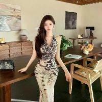 ราคา ชุดกระชับสัดส่วน พิมพ์ลายเสือดาว เปลือยหลัง ผูกโบว์ เอวสลิมมิ่ง เดรสรัดรูป แฟชั่นใหม่ เรียบหรู ฤดูร้อน 2568 เช่า สูท เพื่อน เจ้าบ่าว เดรส ผ้า ทอ ชุด ไปร้าน เหล้า ยับ แบบ (1732263840892093584)