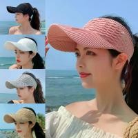 ราคา หมวกเบสบอล สไตล์เกาหลี กระบังหน้าสำหรับเล่นกีฬากลางแจ้ง หมวก ปีก สั้น ถักเชือก พารา คอร์ด หมวก สีม่วง หมวกแก๊ป ครึ่ง หัว (1732038836518750310)