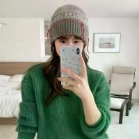 ราคา หมวกไหมพรมถัก แฟชั่น กันหนาว กันความร้อน Jacquard หมวกไหมพรม มีที่ครอบหู สีพื้น หมวกบีนนี่ หญิง (1732110231181689978)