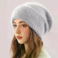 ราคา หมวกขนกระต่าย ขนาดใหญ่ แฟชั่น สีพื้น กันลม หมวกบีนนี่ อบอุ่น ทำจากขนกระต่าย เหมาะสำหรับหน้าหนาว (1732444920401201039)