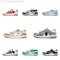 ราคา Amiri Skel Top รองเท้าลำลอง, รองเท้าส้นเตี้ย, รองเท้าไม้, รองเท้าผู้ชายและผู้หญิง, MFS003-111-004-344, รองเท้าผ้าใบ, รองเท้าวิ่ง, รองเท้าเดิน, น้ำหนักเบา, สบาย, ต้นฉบับ (1732544863162107437)