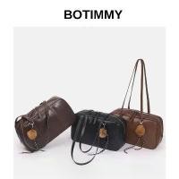 ราคา BOTIMMY กระเป๋าหนังแท้ แฟชั่น ขนาดใหญ่ กระเป๋าโท้ท กระเป๋าสะพายไหล่ กระเป๋าบอสตันแบบคลาสสิก รุ่นใหม่ปี2025 Leather bag กระเป๋าทรงหมอนแบรนด์แท้ shoulder bag งานพรีเมียม (1732300614926174298)