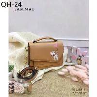 ราคา แนะนำวันนี้ Sammao กระเป๋าสะพายข้าง รุ่นแมว love หนังเรียบ แบบที่ 1 (1731788715363043567)