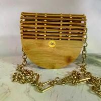 ราคา กระเป๋าสะพายข้าง ทรงครึ่งมูน กระเป๋าสะพายข้าง ทอมือ สานจากไม้ไผ่ แฟชั่นใหม่ ดีไซน์กลวงออก สำหรับผู้หญิง (1732129723632223420)