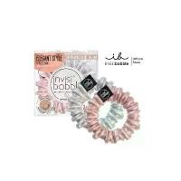 ราคา ยางรัดผม invisibobble รุ่นสลิม เชือกยางรัดผม สีเบลล์โครเมียม 1 กล่องมี 2 ชิ้น (1732159202805319566)