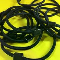 ราคา [COD] VIDA552 ยางรัดผม ยางมัดผม ยางมัดผมแบบผ้า สีดำ ( 3 ถุง ) (1732102931436569842)