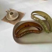 ราคา กิ๊บติดผม Mirae Minimalist โอเวอร์ไซส์ ขนาดใหญ่ กิ๊บหนีบผมทรงถั่ว สไตล์ลำลอง เหมาะสำหรับอาบน้ำและสวมใส่ในบ้าน กิ๊บหนีบผม เครื่องประดับผมสำหรับผู้หญิง ไอเดียของขวัญสุดพิเศษ (1732249530150651674)