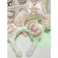 ราคา ที่คาดผม Hello Kitty My Melody การ์ตูนน่ารัก Sanrio ของแท้ ที่คาดผมล้างหน้า ที่คาดผมผ้ากำมะหยี่ เครื่องประดับผม (1732135919112652377)