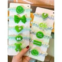 ราคา ชุด 5 ชิ้น สีเขียวใหม่ ที่คาดผม ที่คาดผม สไตล์เกาหลี ความรู้สึกระดับไฮเอนด์ เครื่องประดับผมสำหรับเด็ก ที่คาดผม สำหรับเด็กผู้หญิง ที่คาดผมยางรัดผม (1732153129620112985)
