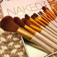 ราคา ชุดแปรงแต่งหน้า 12 ชิ้น NAKED3 NK3 ผู้เริ่มต้น สาว แบบพกพา มินิ บลัชออน แป้งฝุ่น ไฮไลท์ แปรง อาย เมคอัพ (1731862554928842091)