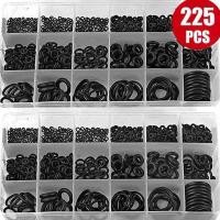 ราคา ยางโอริง, 225 ชิ้น, ความต้านทานต่อน้ำมัน, โอริง, เครื่องซักผ้า, ปะเก็น, ซีล, คละขนาด, กันน้ำ, ชุด, พร้อมชุดกล่องพลาสติก (1731873536633242935)