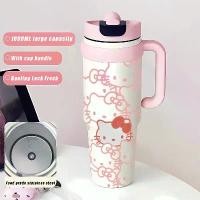 ราคา แก้วน้ำ Hello Kitty สีแดง กันกระแทก เหมาะสำหรับนักเรียนและเด็ก ถ้วยฟางทนความร้อน ทนความเย็น กระติกน้ำร้อนสูญญากาศ กาต้มน้ำ Sippy ที่จับพร้อมเครื่องทำความร้อน ขวดเย็น (1732013219990176959)