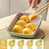 ราคา กระทะทาเกยากิ ทรงสี่เหลี่ยม กระทะไข่เจียวญี่ปุ่น ไม่ติดกระทะ กระทะม้วนไข่ กระทะทรงสี่เหลี่ยม ด้ามไม้ เครื่องครัว (1732219504678962332)
