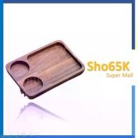 ราคา ถาดเหลี่ยม 2 หลุมกลม ไม้จามจุรี 7*10 นิ้ว ถาดเหลี่ยม 2 หลุมกลม ไม้ยาง 7*10 นิ้ว เครื่องครัว 47502100-2 47502100-1 (1732641569944470787)