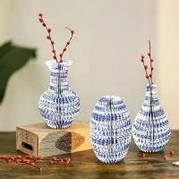 ราคา แจกันดอกไม้ลูกรังกระดาษ 1 ชิ้น สไตล์จีน ลายพอร์ซเลนสีน้ำเงินและสีขาว แจกันดอกตูม เหมาะสำหรับจัดดอกไม้แห้ง ภาชนะ (1732052872798570964)