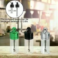 ราคา ขวดแก้วยานัตถุ์พร้อมช้อนยืดไสลด์ 42 มม. 1 ชิ้น กล่องยาดมกลิ่น กล่องยา ภาชนะ อุปกรณ์สำหรับสูบ (1729757929381464105)