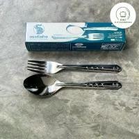 ราคา COD ช้อนส้อมรุ่นประหยัด ตราหัวช้าง สแตนเลส 0.5 มิล ช้อนส้อม (12 คู่) (1732401291437966662)