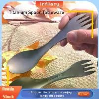 ราคา ช้อนอลูมิเนียมอัลลอยด์ไททาเนียมบริสุทธิ์, อุปกรณ์ครัวสำหรับตั้งแคมป์และปิกนิก, เครื่องมือกลางแจ้ง EDC, เบามาก, ช้อนส้อม, ส้อม (1731790058464905877)
