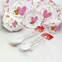 ราคา สปอตสินค้า Rilakkuma Heart จานข้าวเด็ก ช้อนส้อม แก้วน้ำเมลามีน ริลัคคุมะ ศรีไทยซุปเปอร์แวร์ Superware [ขายเป็นชิ้น/เลือกรหัสสินค้า] (1731717192644592641)
