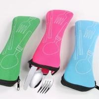 ราคา กระเป๋าใส่ช้อนส้อมแบบพกพา กระเป๋าใส่ช้อนส้อม บรรจุภัณฑ์สำหรับเดินทาง กล่องเก็บของ ช้อนส้อม ปิกนิก ส้อม ช้อน (1729926081028066090)