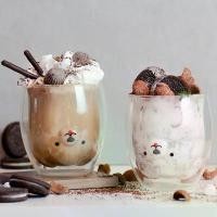 ราคา COD (พร้อมส่งจากไทย) แก้วสองชั้น 280ml ลายน่ารักๆ น้องหมี น้องแมว น้องเป็ด น้องหมา แก้วใส 2ชั้น ไม่แตกง่าย แก้วน้ำ มินิมอล (1732268551967704801)