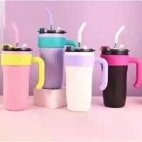 ราคา ❥เก็บอุณหภูมิร้อน-เย็น แก้วสแตนเลส 800มล.แก้วน้ำ เยติ เก็บความเย็น น่ารัก เก็บความเย็น มีหูจับ 03❄ (1732270844141405273)