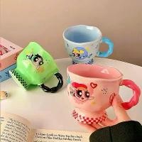 ราคา สินค้าพร้อมส่ง แก้วกาแฟppg แก้วน้ำเซรามิค Powerpuff girl (สินค้าลิขสิทธิ์แท้) (1732543202032911509)