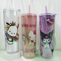 ราคา ถ้วยฟาง Hello Kitty, Sanrio, ความจุขนาดใหญ่ 710ml/24oz, แก้วกาแฟ, พร้อมการออกแบบ Hello Kitty และ Kuromi & Pompompurin, เหมาะสำหรับบ้าน, สำนักงาน, การเรียนรู้, ของขวัญคริสต์มาส, ข (1732434725829772434)