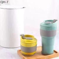 ราคา ขาย ร้อน แก้วกาแฟ ซิลิโคนพับได้ 380 มล. ฝาปิดเกลียวแน่น น้ำไม่หก (1731772234064104158)