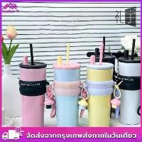 ราคา [TK] ฟางถ้วยเก็บความร้อน จุขนาดใหญ่ 316แก้วเก็บความเย็น(รุ่นอัพเกรด สแตนเลส304) พร้อมหลอด Americano Cup แก้วกาแฟ ถ้วยน้ำความ 710ML (1731731005983786790)