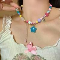 ราคา สร้อยคอพู่ดาว ลูกอม สีสันสดใส สำหรับผู้หญิง โซ่กระดูกไหปลาร้า เครื่องประดับสาวเท่หวาน โชคเกอร์ (1732301803387782788)