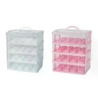 ราคา ผู้ให้บริการคัพเค้ก 4 ชั้น ถือคัพเค้กได้ 48 ชิ้น พร้อมหูหิ้ว กล่องคัพเค้ก ที่เก็บคัพเค้ก เหมาะสำหรับพาย ชีสเค้ก ของหวาน อบ คุกกี้ (1732099119698708138)