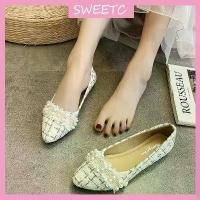 ราคา รองเท้าส้นแบนสำหรับผู้หญิง รองเท้าปั๊มส้นแบน ถั่ว 2023 (1729620085139147617)