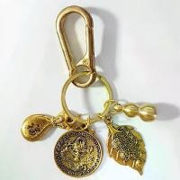 ราคา พวงกุญแจเสริมความเป็นสิริมงคล ปี67 มังกร น้ำเต้า ถุงทอง ถั่ว เคลือบด้วยโลหะ (1729979638564161941)