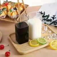 ราคา ชุดแก้วน้ำ 6 ชิ้น แก้วสี่เหลี่ยมสูง 450/250 มล. แก้วสูงทรงสูงใสบาง แก้วน้ำอาหารเช้า แก้วนม สำหรับ Mojito น้ำผลไม้ ชา เบียร์ ค็อกเทล กาแฟ (1732460357684070003)