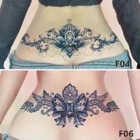 ราคา รอยสักติดเอวสมุนไพร ครึ่งถาวร น้ำผลไม้ กันน้ำ ติดทนนาน ดีไซน์โบว์และดอกไม้หน้าอกเซ็กซี่ ไม่สะท้อนแสง เหมาะสำหรับผู้ชายและผู้หญิง ปี 2025 (1732302696129660200)