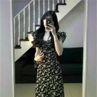 ราคา เดรสลายดอกไม้สีดำ สไตล์ฝรั่งเศส พักน้ำชา ฤดูร้อน มาใหม่ ความยาวสั้น เรียบหรู ทรงสลิมฟิต รัด รูป เทป สวย ๆ ปาร์ตี้ เดรสดินเนอร์ สุดหรู afterparty เสือ ผ้า คน อ้วน (1731500065045841592)